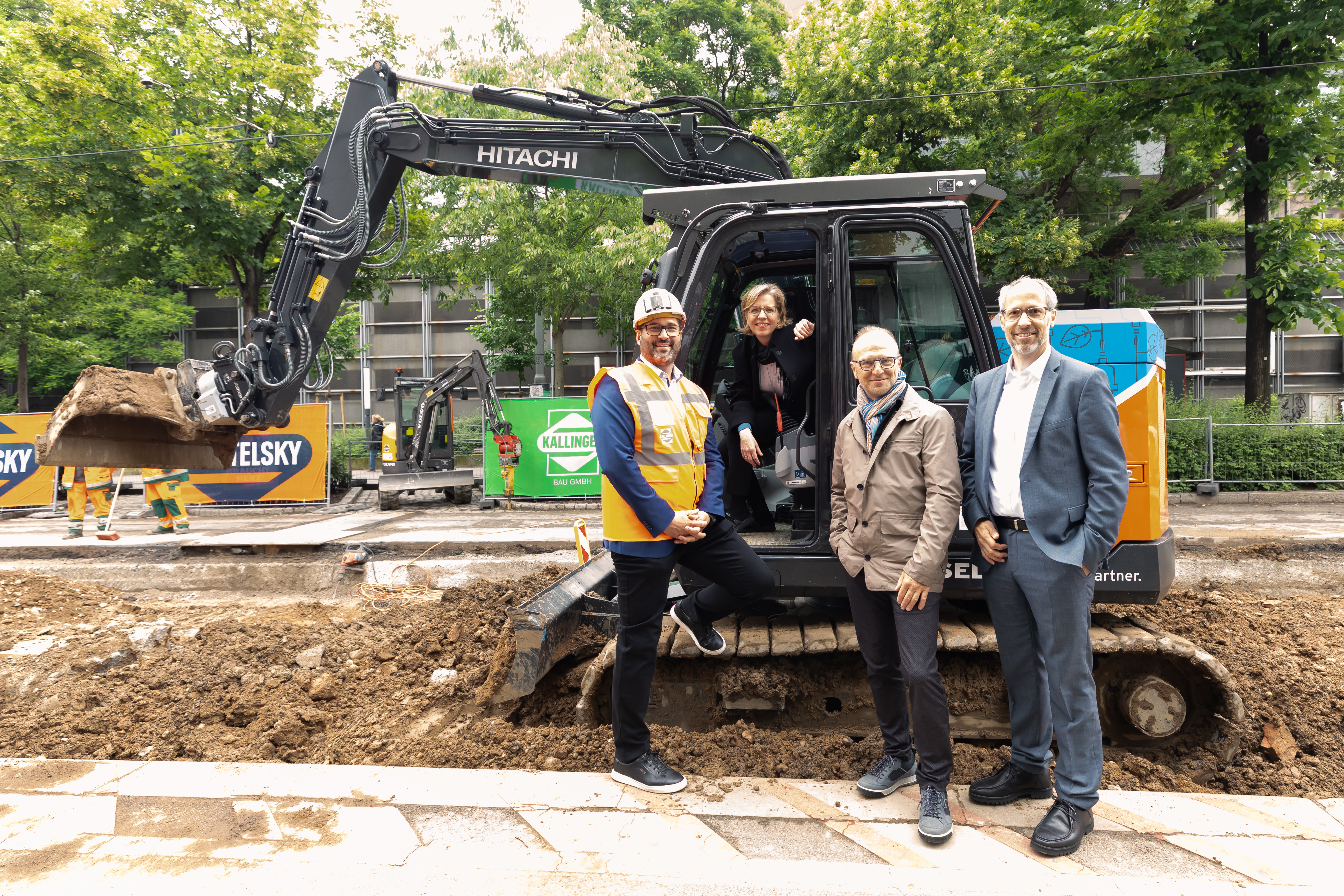 Erfolgreicher Testlauf für elektrifizierte Baustellen